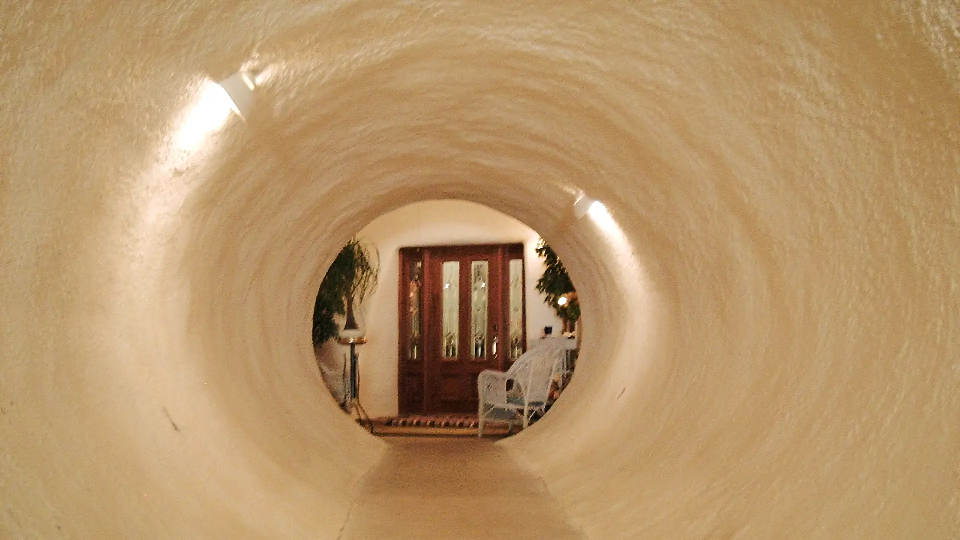 Finished Entrance Tunnel Finished Entrance Tunnel.