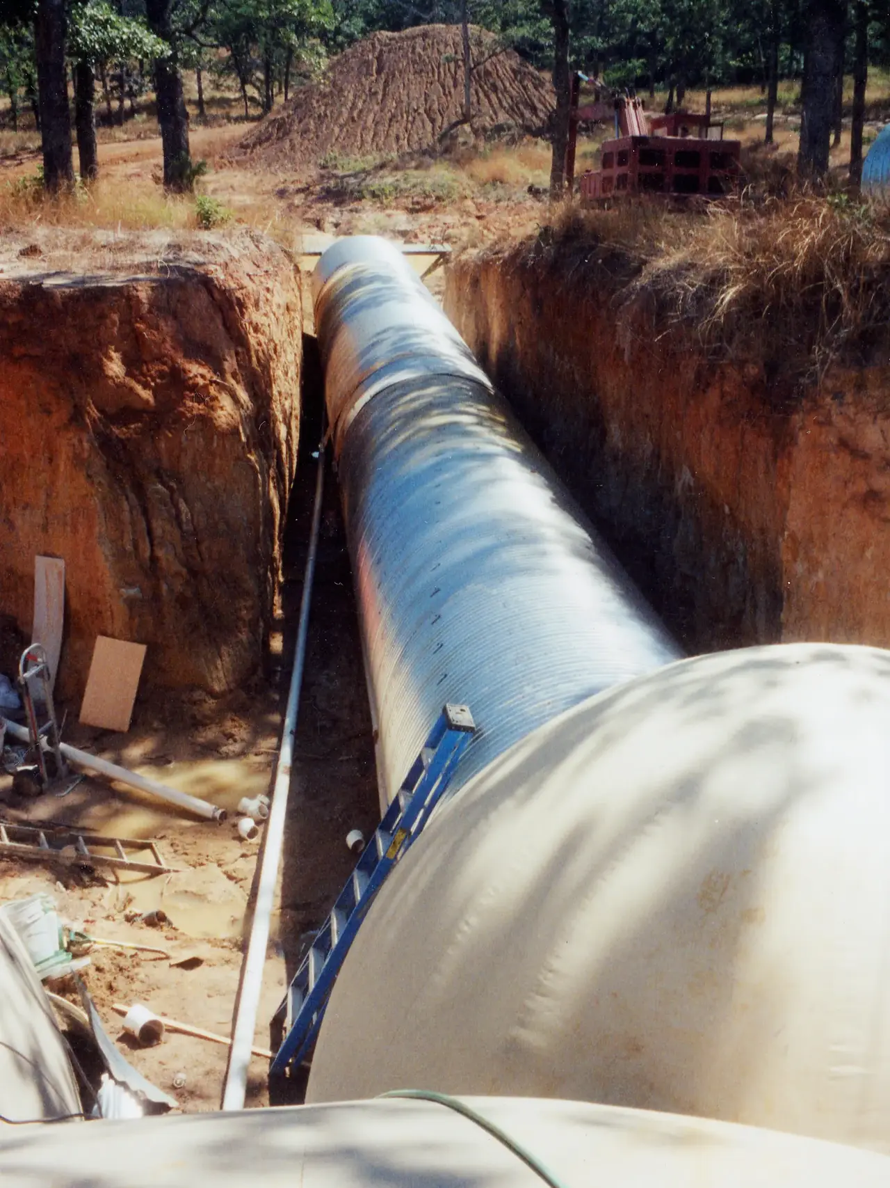 Corrugated Steel Tunnel for Back Entrance Corrugated Steel Tunnel for Back Entrance.