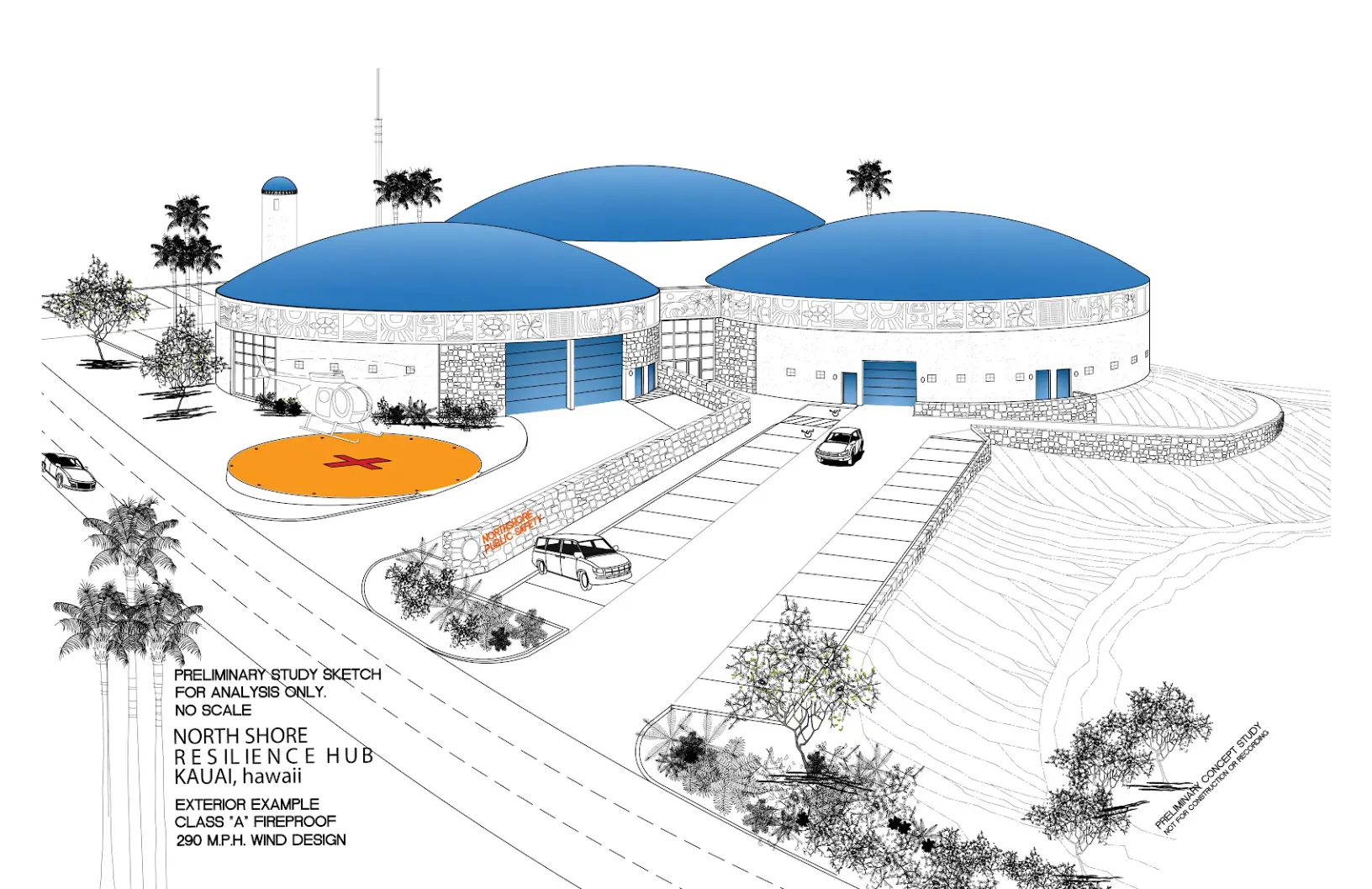 Kauai Resilience Center Sketch Kauai Resilience Center Sketch.