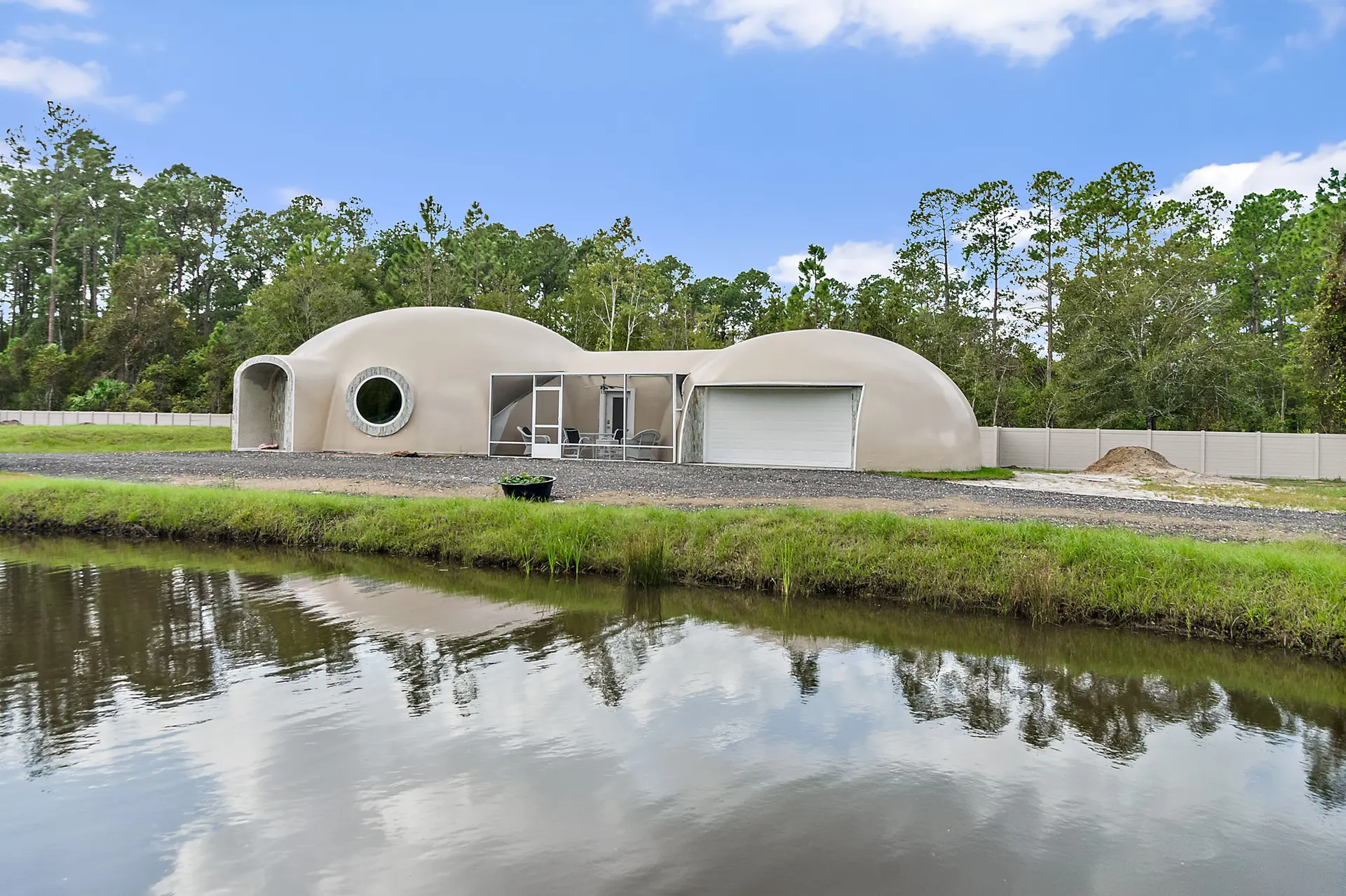 Palm Coast Dome Home Reflected Palm Coast Dome Home Reflected.