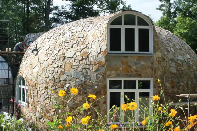 Monolithic Dome Home Owner at Work Monolithic Dome Home Owner at Work.